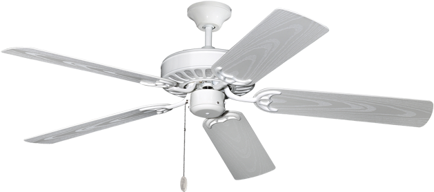 Outdoor Pure White Ceiling Fan - Ceiling Fan (800x392), Png Download