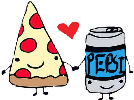 Pizza And Beer Love (562x419), Png Download