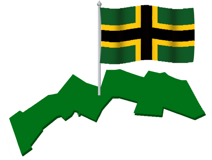 Smallia Outline And Flag - Flag (769x793), Png Download