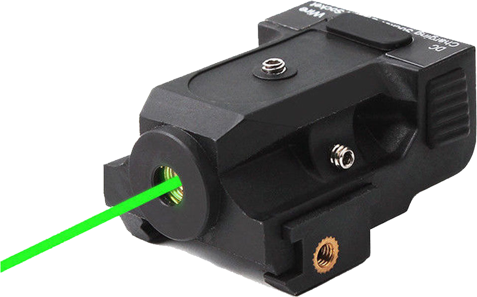 Compact Green Laser Sight Universal Fit - Yeşil Lazer Nişangah (1000x1000), Png Download