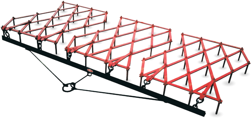 The Bpi Zig-zag Harrows Are Mainly Used To Crush Clods - Zig Zag Harrow (1024x506), Png Download