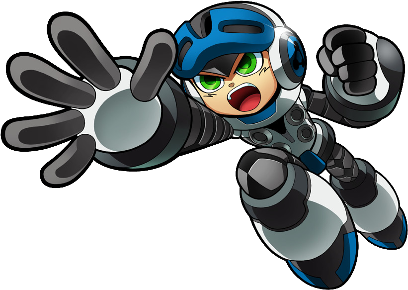 Image Mighty No Wiki - Mighty No 9 Beck Png (1110x788), Png Download