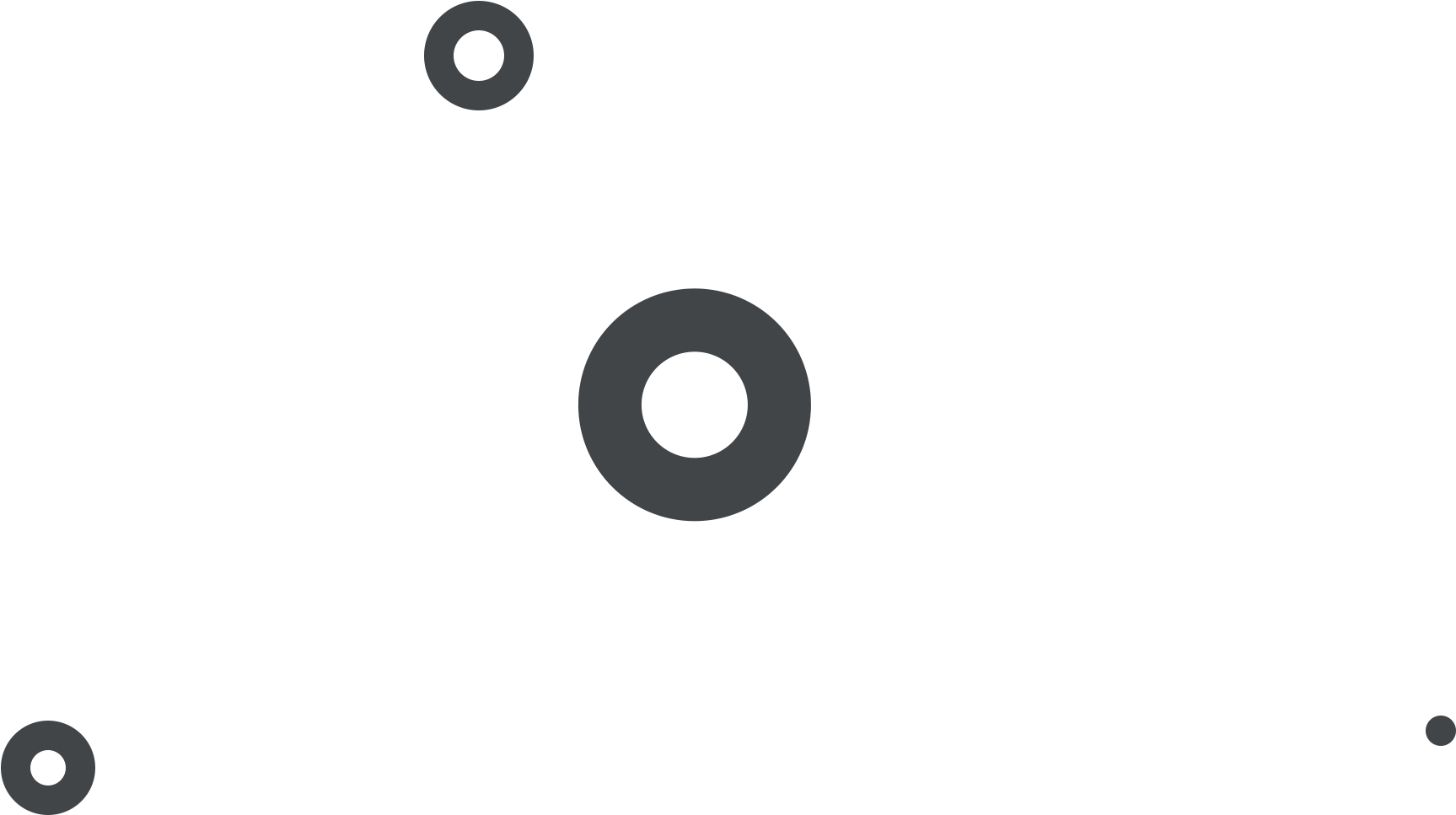 Hollow Circle Grey, Grey Circle On Messenger, Grey - Circle (1900x1000), Png Download