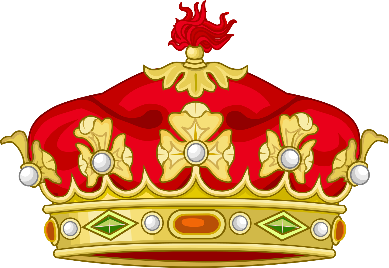 Heraldic Crown Of Spanish Grandee - Coroa De Rainha Png (1280x883), Png Download