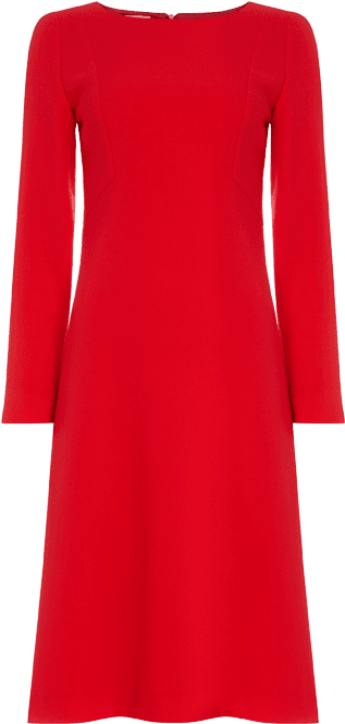 Helena Dress Red - Day Dress (600x760), Png Download