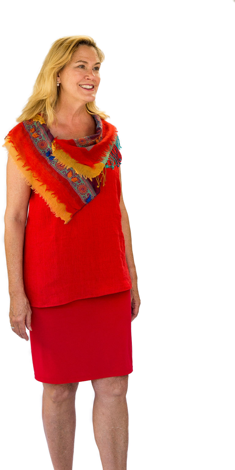 Robin Red Linen Jan - Standing (1000x1500), Png Download