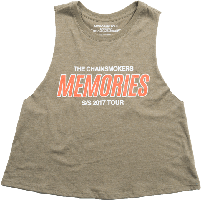 Memories Crop Tank - Active Tank (1200x1200), Png Download