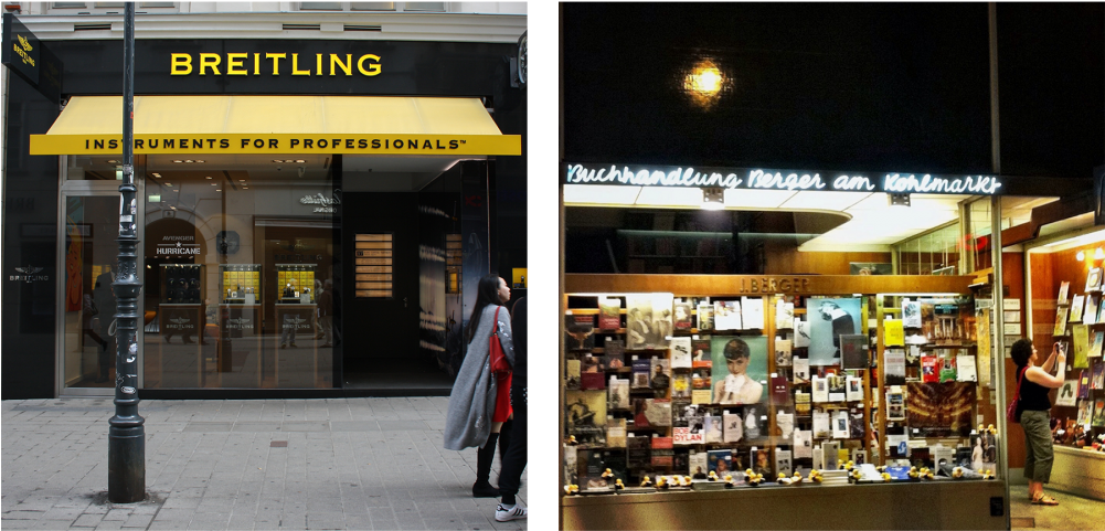 Vienna Sign Tour Breitling Shop - Outlet Store (1000x611), Png Download