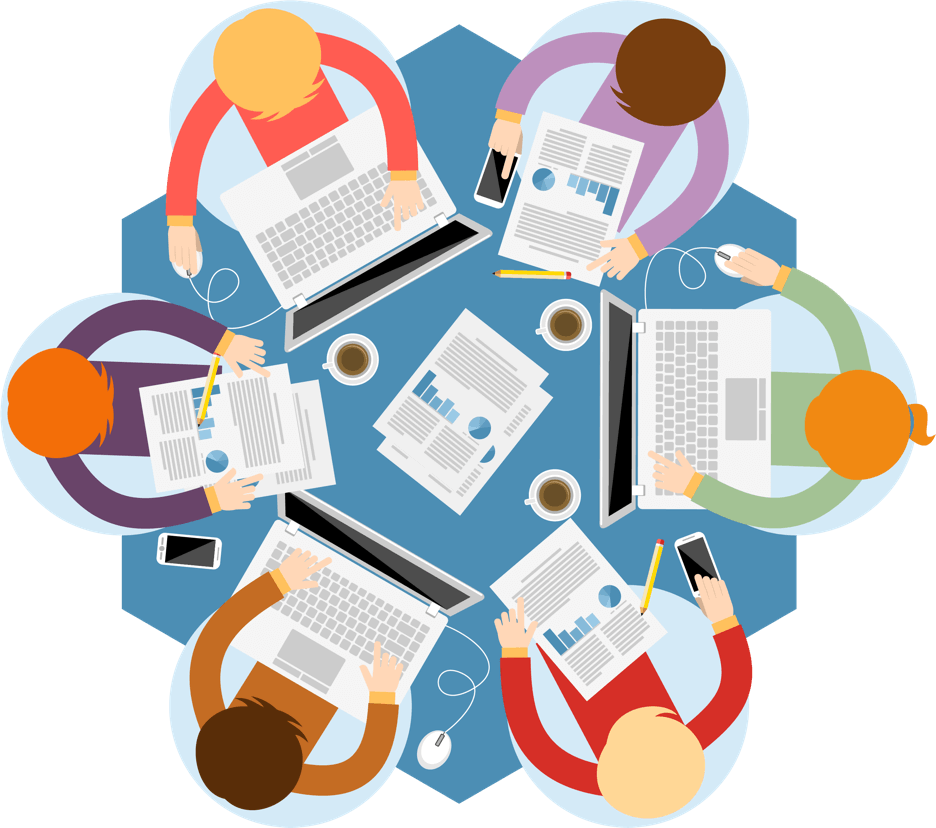 Employee Pulse Surveys - Organization And Management Background (936x828), Png Download