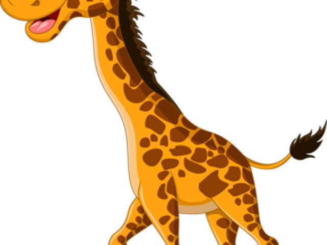 Giraffe Clipart Jiraffe - Giraffe Images Cartoon (640x480), Png Download