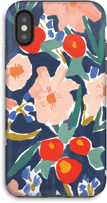 Flower Field Case Iphone X Tough - Mobile Phone Case (499x800), Png Download