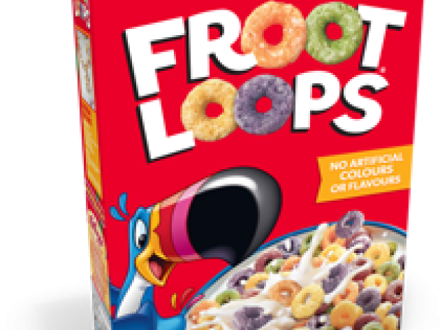 Cereal Clipart Fruit Loops - Kellogg's Froot Loops (640x480), Png Download