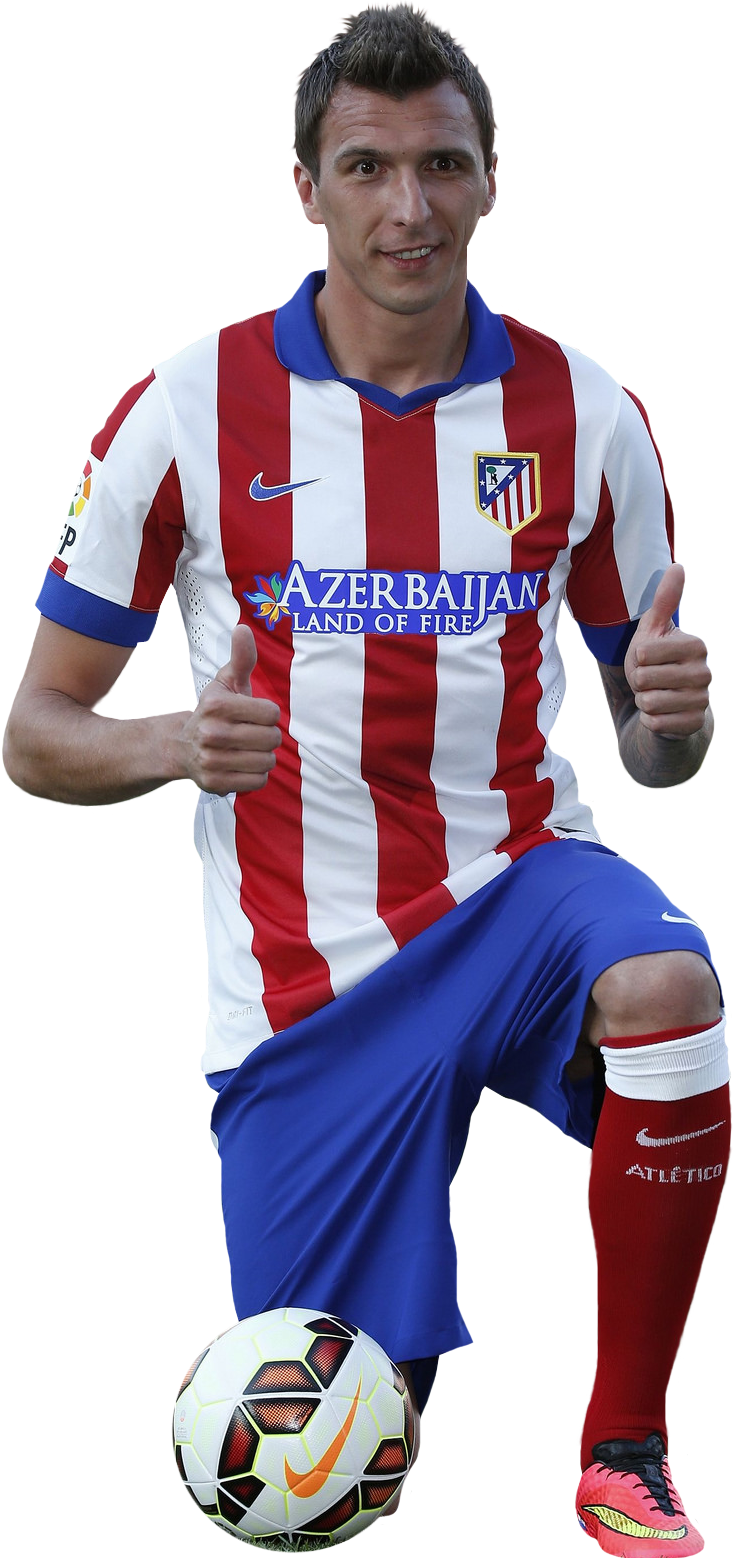 Mario Mandzukic Render (733x1558), Png Download