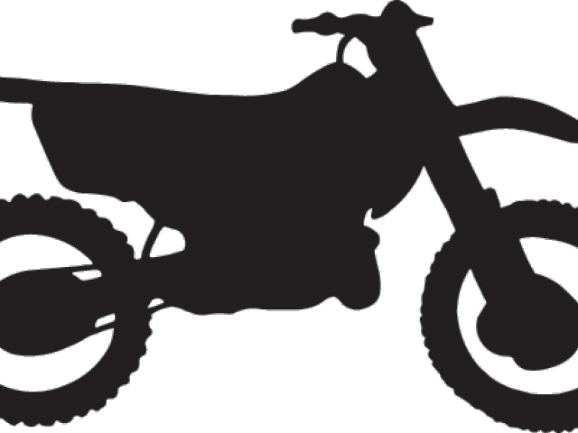 Rider Clipart Motocross Bike - Clipart Dirt Bike Silhouette (640x480), Png Download