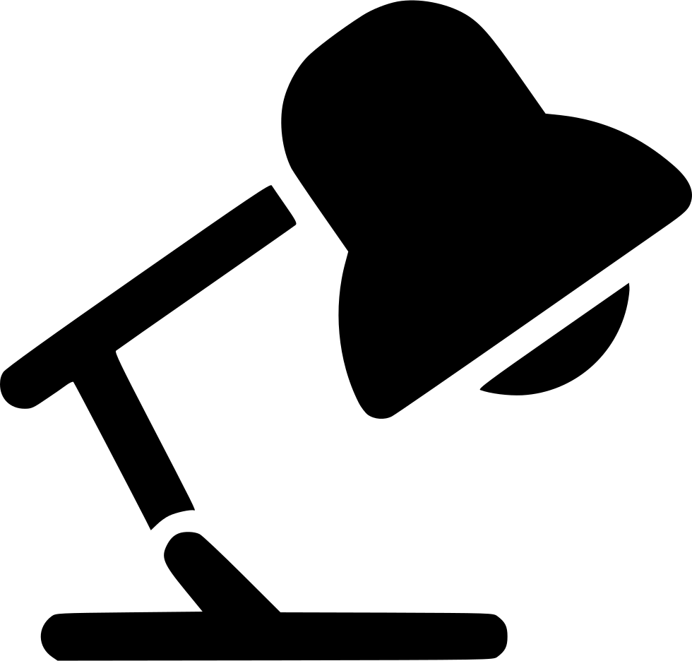 Table Lamp Icon Png (980x936), Png Download