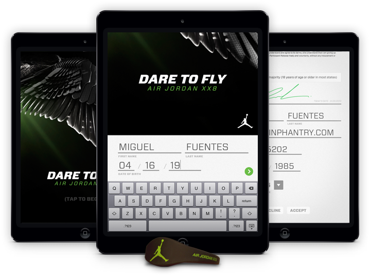 3 Ipads Showing Different Stages Of User Registration - Ipad (1024x545), Png Download