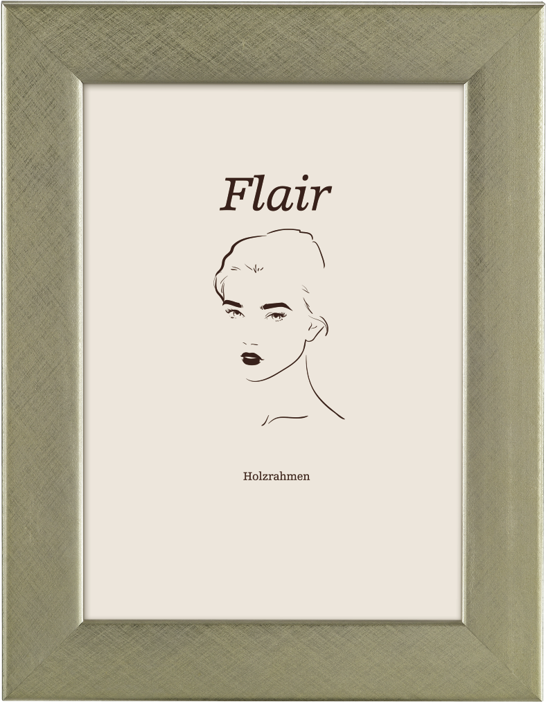 "flair 3" Wooden Frame, Champagne, 10 X 15 Cm (1100x1100), Png Download