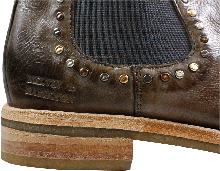 Ankle Boots Tom 2 Milano Morning Grey Rivets Mixed - Suede (1024x1024), Png Download