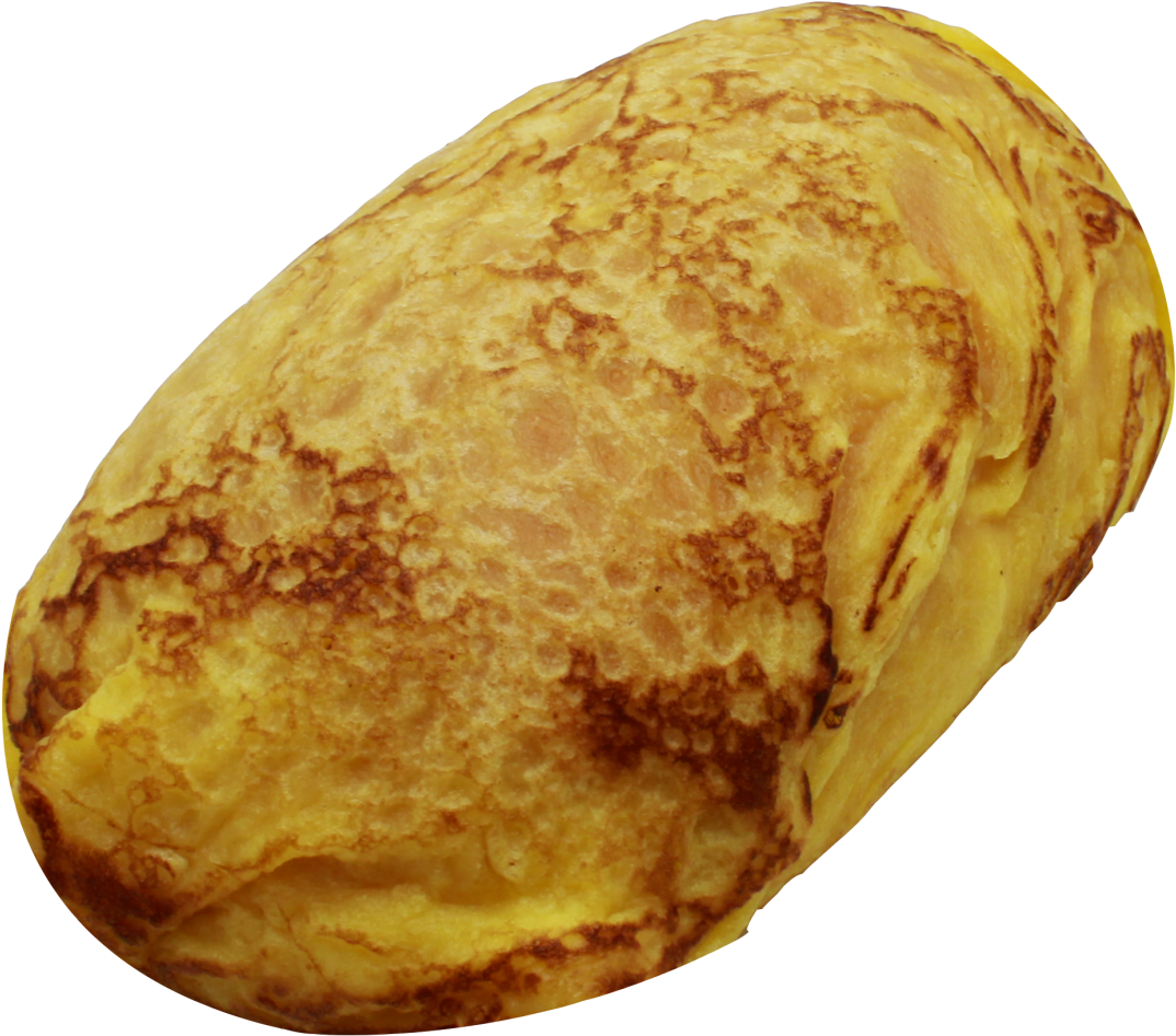 Crepe Choco Cheese - Potato Bread (1140x1033), Png Download