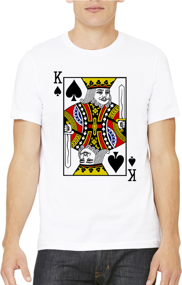 Standard White King Of Spades - King Of Aces Card (846x1000), Png Download