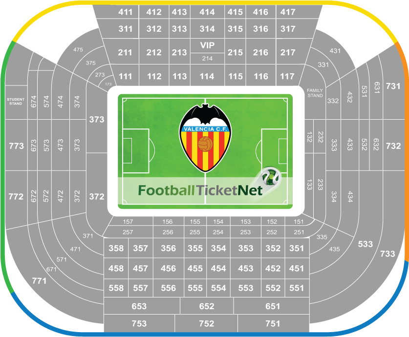Valencia Cf Vs Real Madrid Football Tickets - Valencia Cf (925x723), Png Download
