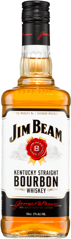 Jim Beam White Label - Jim Beam White 700ml (800x1000), Png Download