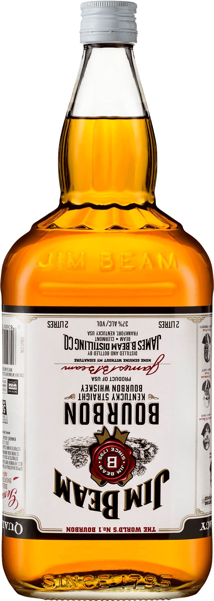 << Our Spirits Treasures - Jim Beam Bottle (2000x2000), Png Download