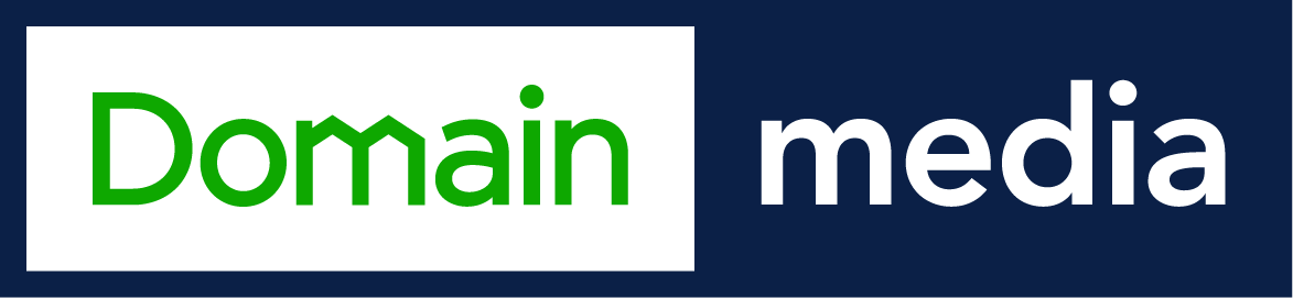 Eps - Domain Media Logo (1173x271), Png Download