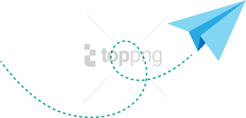Free Png Paper Plane Gif Png Image With Transparent - Paper Plane Gif Transparent (850x407), Png Download