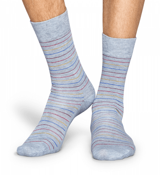 Thin Stripe Sock - Sock (548x600), Png Download