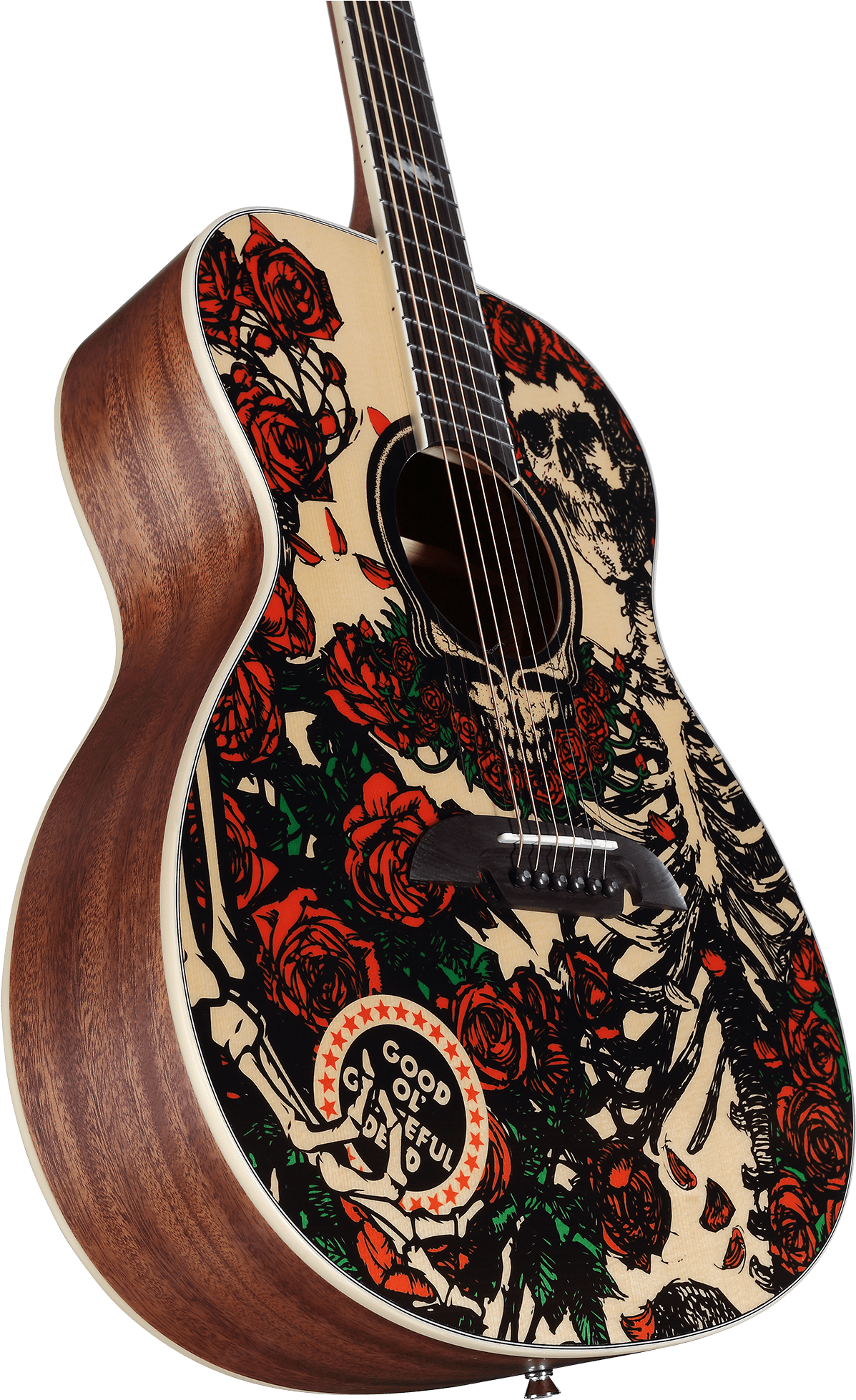 Grateful Dead Guitars Alvarez - Electric Guitar (1840x2000), Png Download
