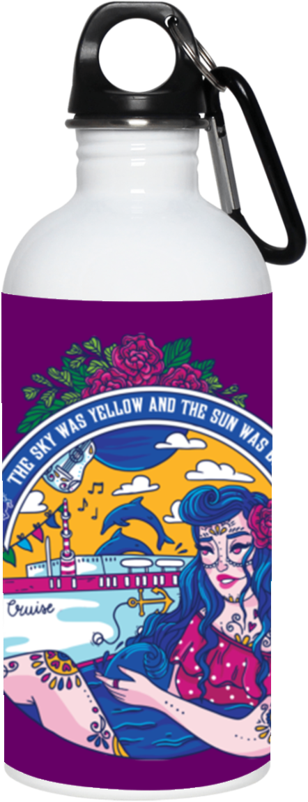 Jam Cruise Grateful Dead 20 Oz - Water Bottle (1155x1155), Png Download