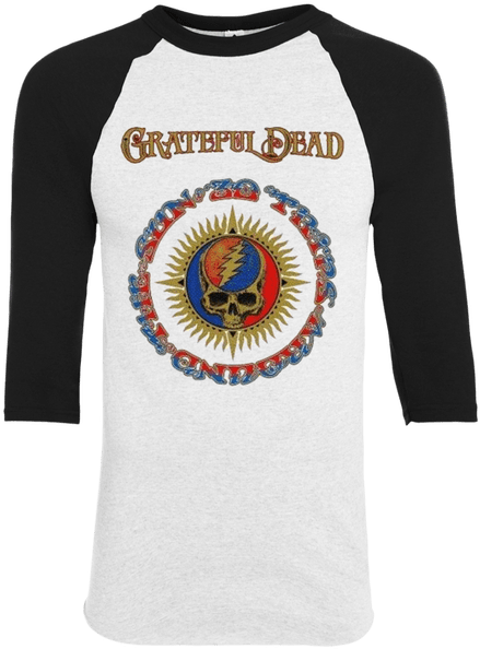 Men's 30 Trips Around The Sun Album Grateful Dead Raglan - Long-sleeved T-shirt (600x600), Png Download