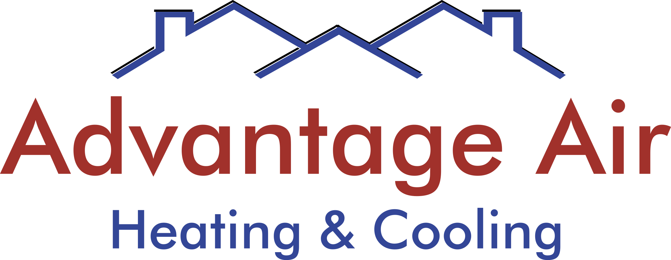 Advantage Air Heating & Cooling - Graphic Design (2223x862), Png Download