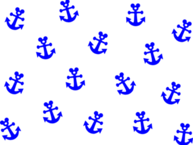 Anchor Clipart Blue Anchor - Blue Anchor Clip Art (640x480), Png Download