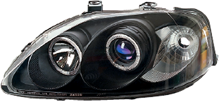 Honda Civic Fd 2006-2012 Headlight Projector With Daytime - Headlamp (800x533), Png Download