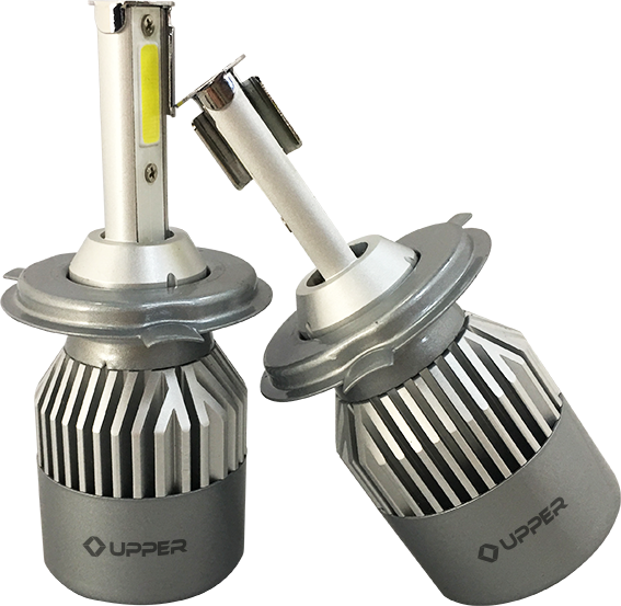 Led Headlight Kits - Upper Luces (567x553), Png Download