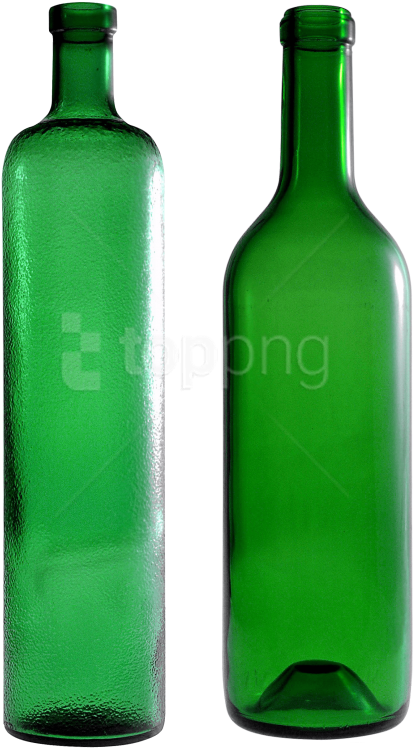 Free Png Download Empty Bottle's Png Images Background - Green Bottle Png (480x817), Png Download