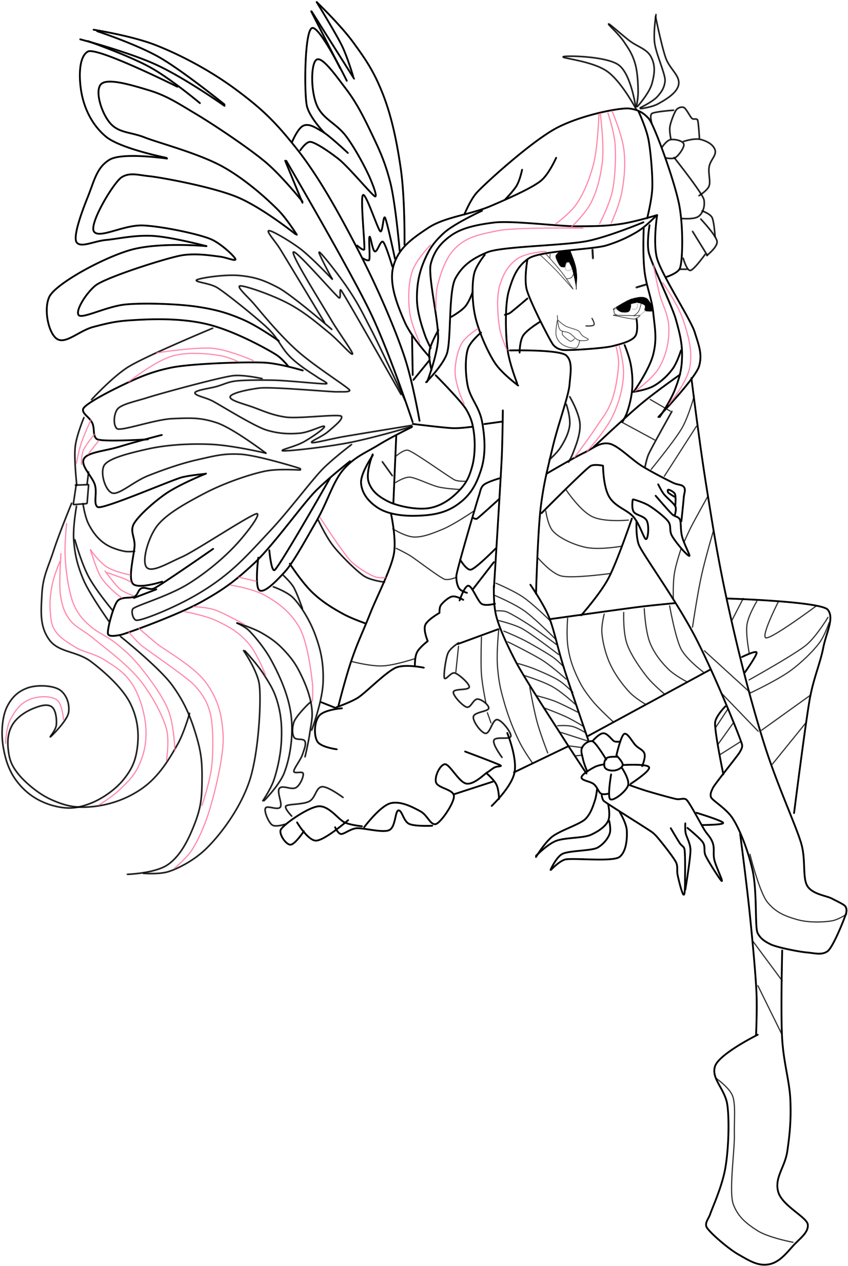 Clothes Pin Coloring Pages - Line Art (2500x2500), Png Download