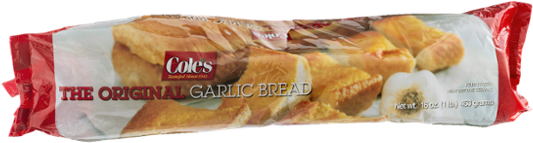 Cole's Garlic Bread 16 Oz (600x600), Png Download
