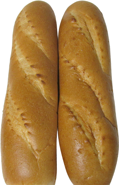 Half Bagguette 12 Oz - Hot Dog Bun (800x600), Png Download