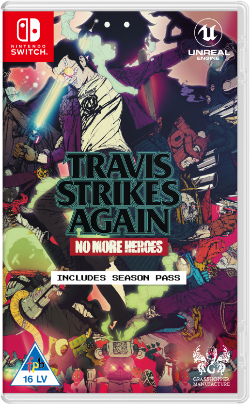 Travis Strikes Again - Travis Strikes Again No More Heroes (960x960), Png Download