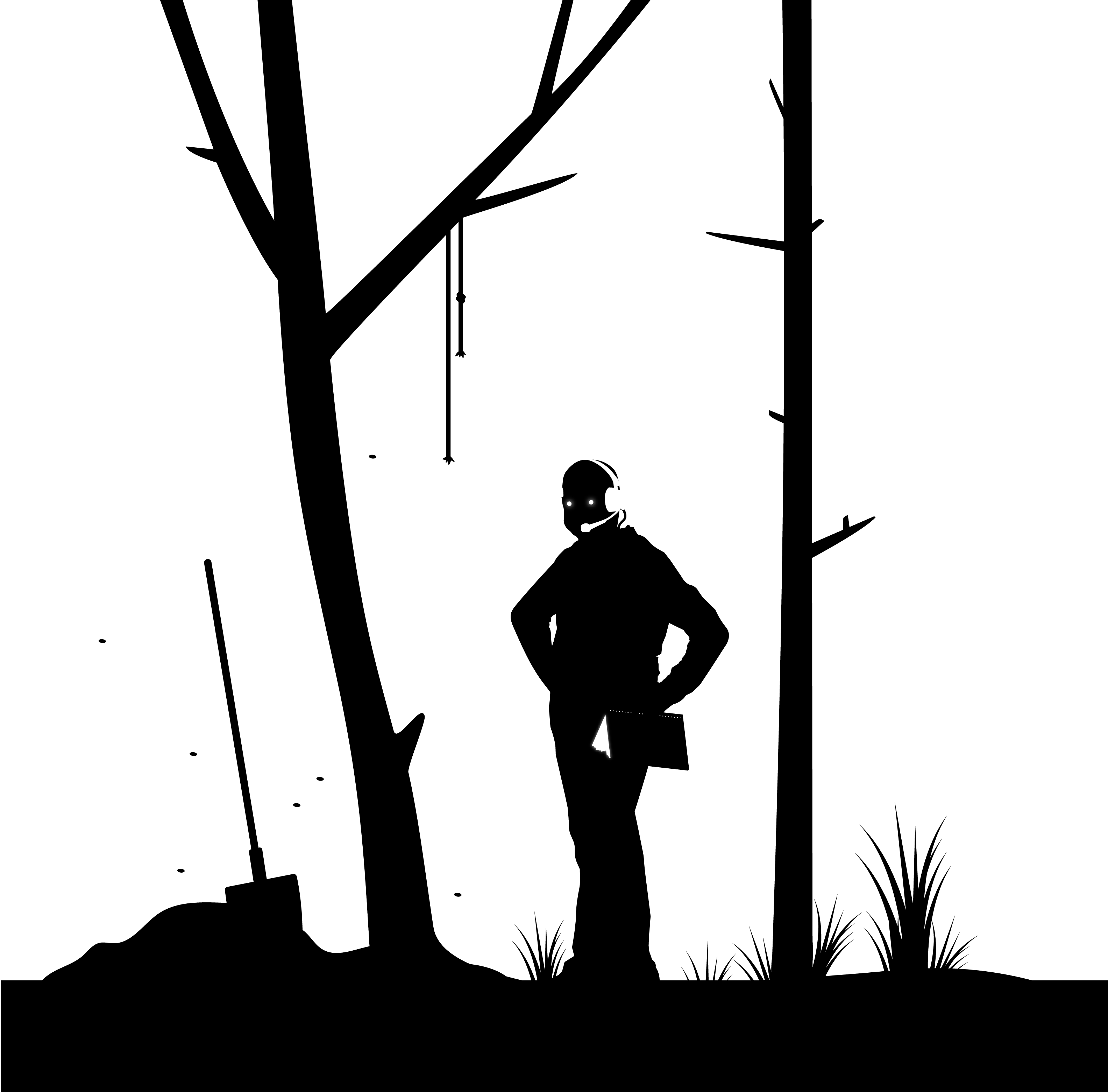 The Reapers' Playbook - Silhouette (3168x3121), Png Download