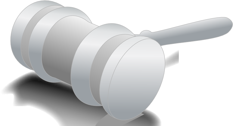 Judge Hammer - 3d Modeling (1000x750), Png Download