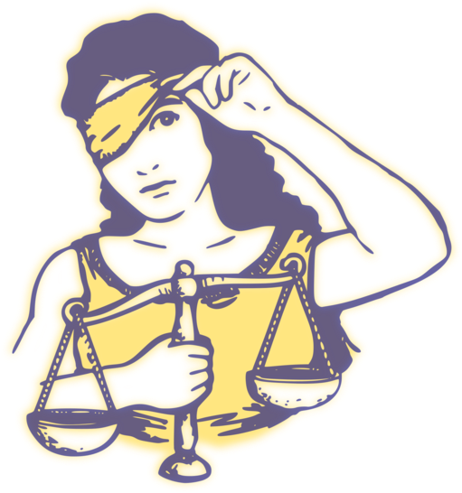 National Law Institute University Justice Court Law - Innocent Until Proven Guilty Cartoon (530x750), Png Download