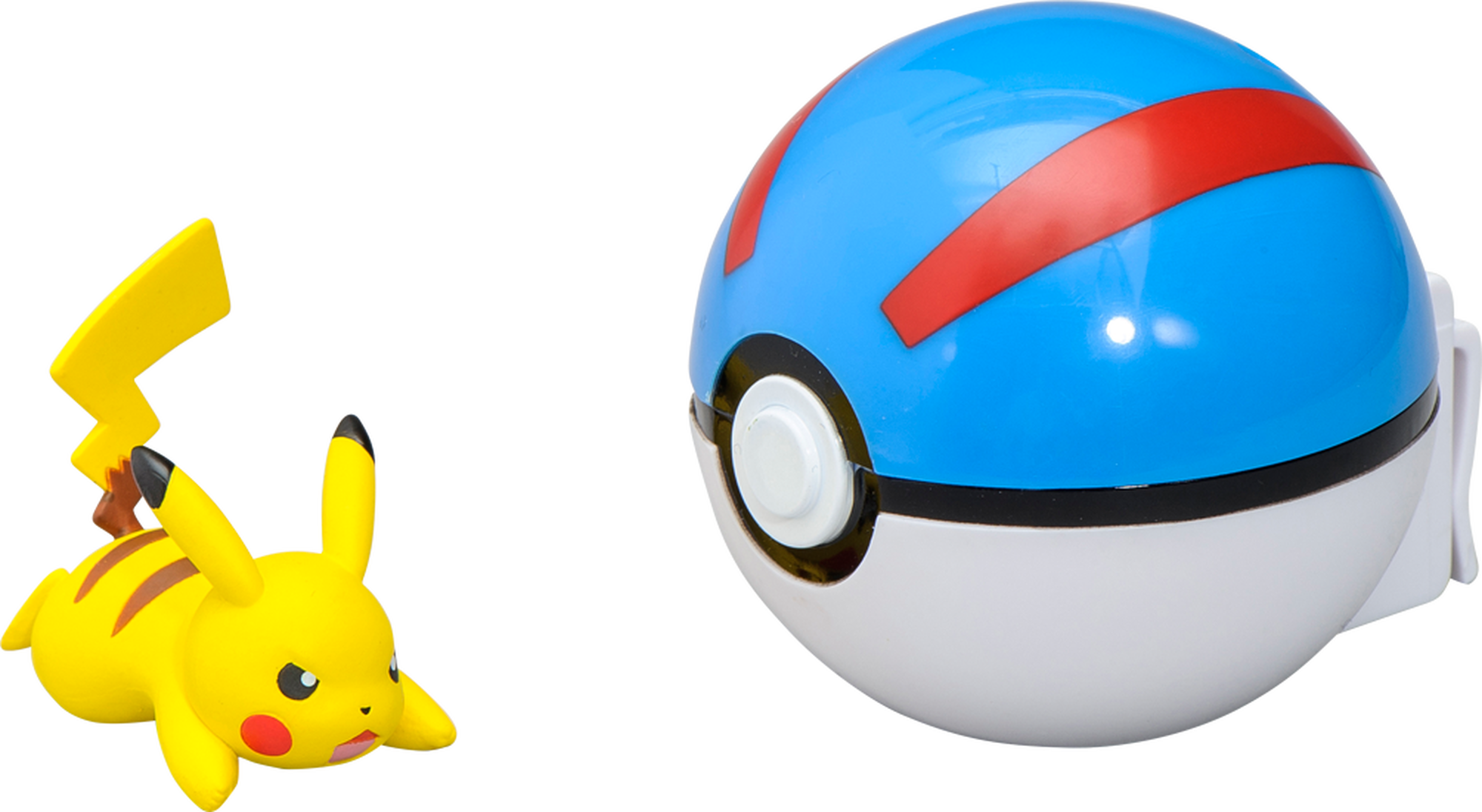 Pok Mon Ball Pokemon - Animal Figure (2000x1096), Png Download