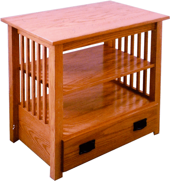 Tv Stands / Tv Trays - End Table (668x682), Png Download