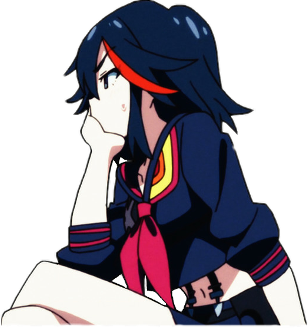 #freetoedit #anime #killlakill #ryukomatoi #cute #beautiful - Cartoon (1024x1089), Png Download