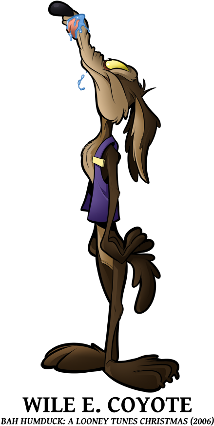 25 Looney Of Christmas - Bah Humduck A Looney Tunes Christmas Wile E (462x900), Png Download