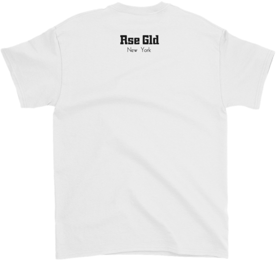 "supreme" Rse Gld T-shirt - White American Apparel Shirts (600x600), Png Download